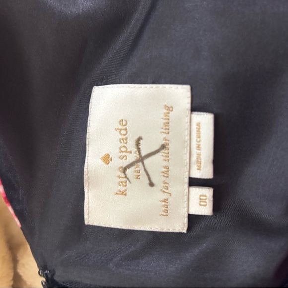 Kate Spade A-Line Rambling Roses Dress - size 00 - Picture 6 of 7